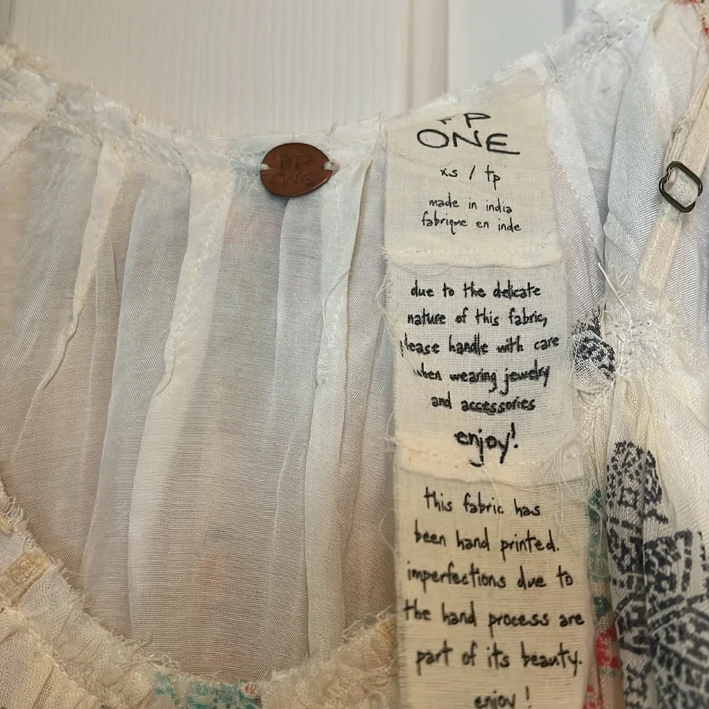 Free People One bohemian style mini dress XS EUC - Picture 4 of 5